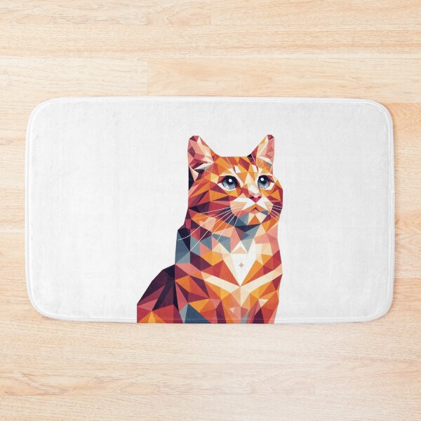 Item preview, Cute geometric colorful cats 20 designed and sold by slamnoah.