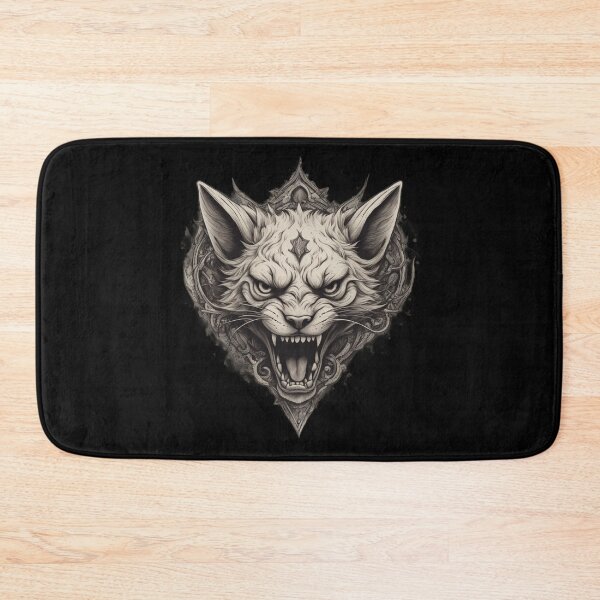 Item preview, Angry Cat Face, Scary Animal Design designed and sold by Burn-Ego.