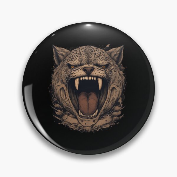 Item preview, Big Cat Face, Scary Animal, Leopard Design designed and sold by Burn-Ego.