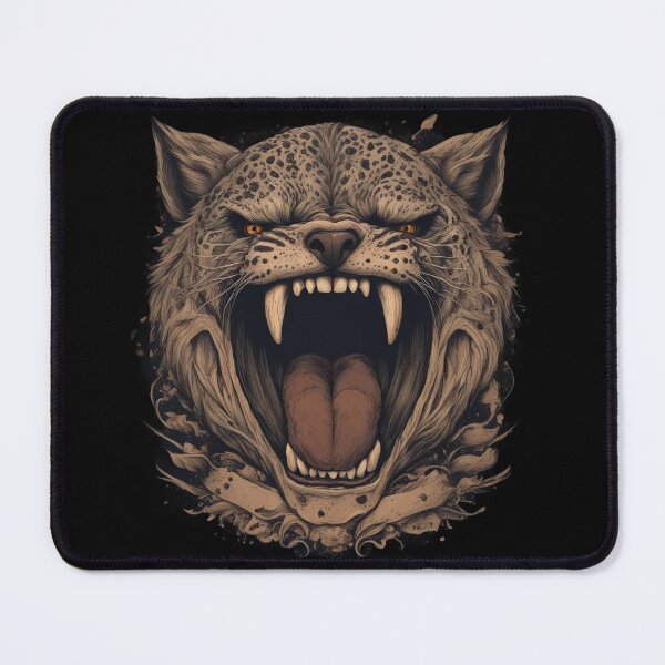 Item preview, Big Cat Face, Scary Animal, Leopard Design designed and sold by Burn-Ego.