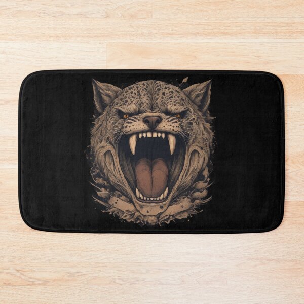 Item preview, Big Cat Face, Scary Animal, Leopard Design designed and sold by Burn-Ego.