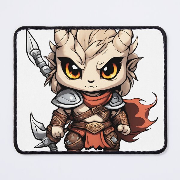Item preview, Dragonborn Barbarian Chibi designed and sold by The-Chibi-Store.
