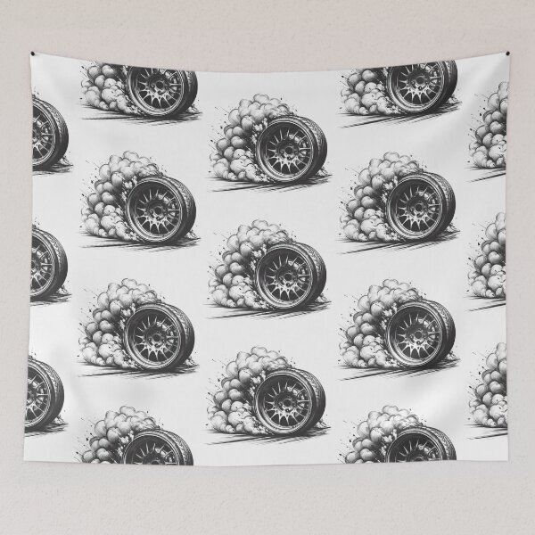 Item preview, Smoky burnout wheel designed and sold by siljeberg.