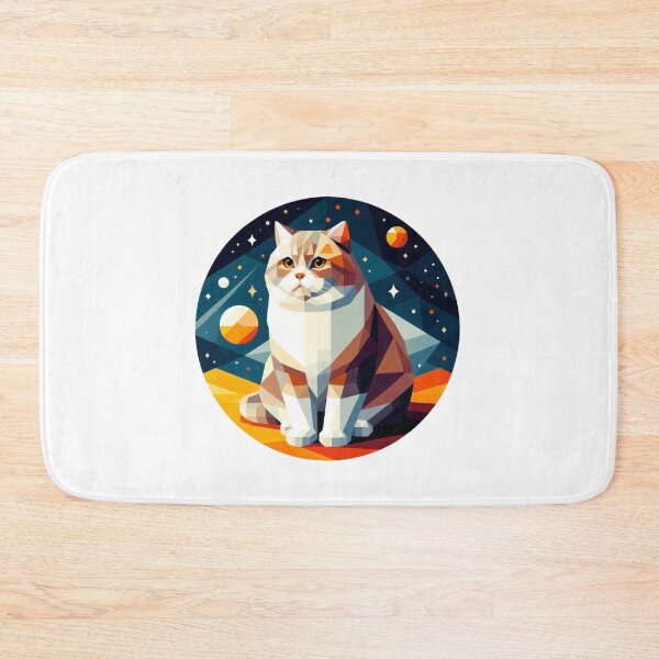 Item preview, Cute geometric colorful cats 21 designed and sold by slamnoah.