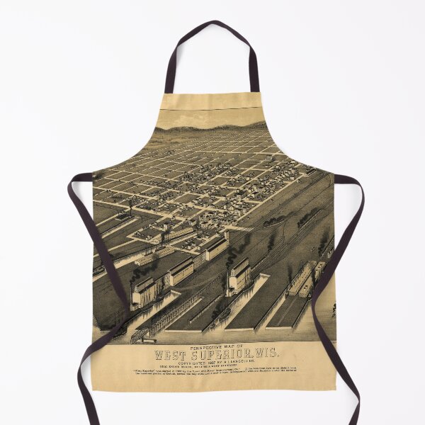 Item preview, West Superior, Wisconsin (1887) designed and sold by allhistory.