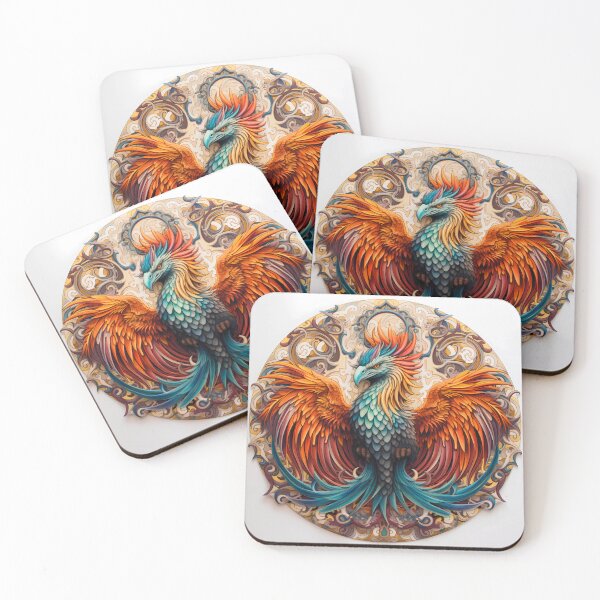 Item preview, Mandala - Mystical - Phoenix designed and sold by aleibanez.
