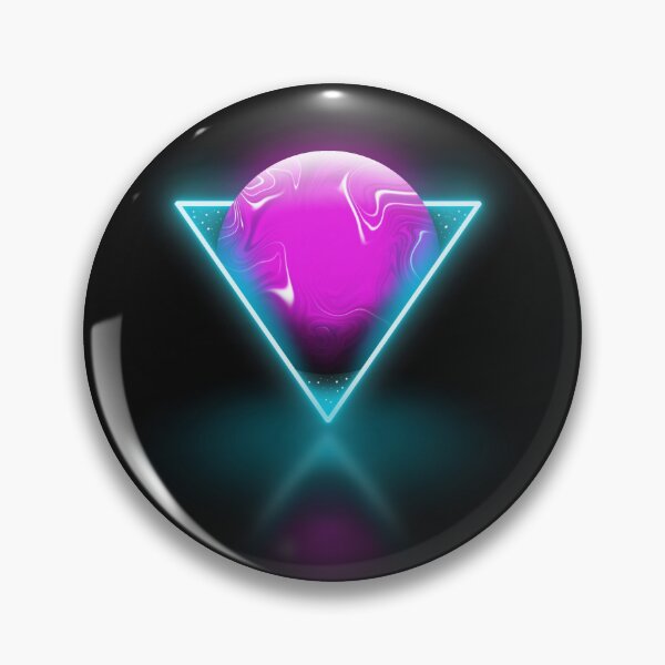 Item preview, Purple planet in a neon triangle designed and sold by AhmedTheMaker.