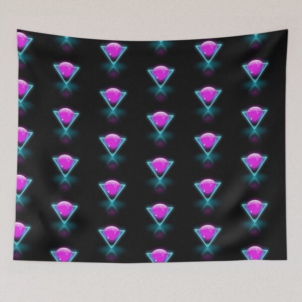 Item preview, Purple planet in a neon triangle designed and sold by AhmedTheMaker.