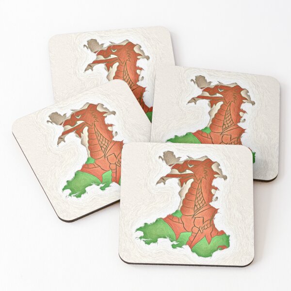 Item preview, Ddraig Cymru Outline Colour designed and sold by WickedCool Designs.