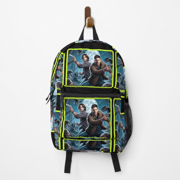Item preview, Supernatural - Original Artwork by me - 3 of 9 Collection - collage of Sam and Dean Winchester fighting evil. designed and sold by Sunflower5576.