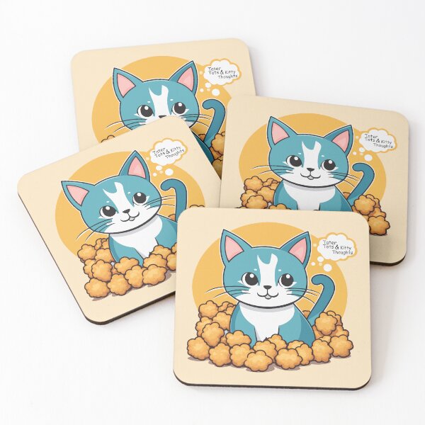 Item preview, Tater Tots Kitty Thoughts designed and sold by ThatBBStore.