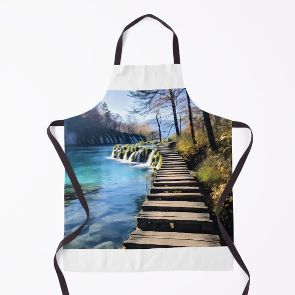 Item preview, A wooden walkway over a body of water designed and sold by johndesign88.