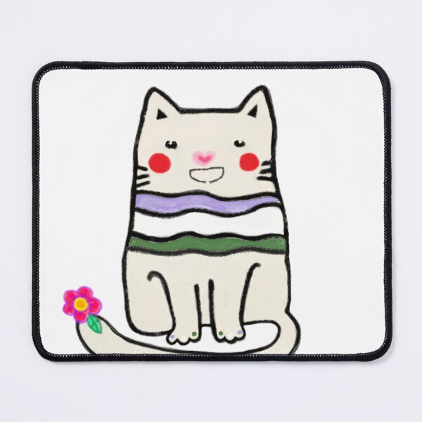 Item preview, Genderqueer Pride cat,cute cat,cat owner,cat lover designed and sold by Sweetpaperdesignsol Hyunah Yi.