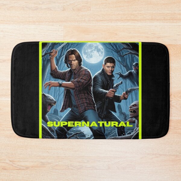 Item preview, Supernatural - Original Artwork by me - 2 of 9 Collection - collage of Sam and Dean Winchester fighting evil. designed and sold by Sunflower5576.