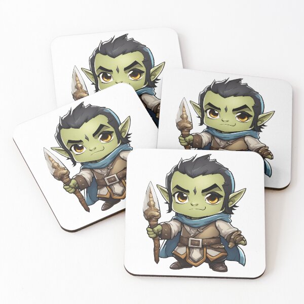 Item preview, Half-Orc Cleric Chibi designed and sold by The-Chibi-Store.