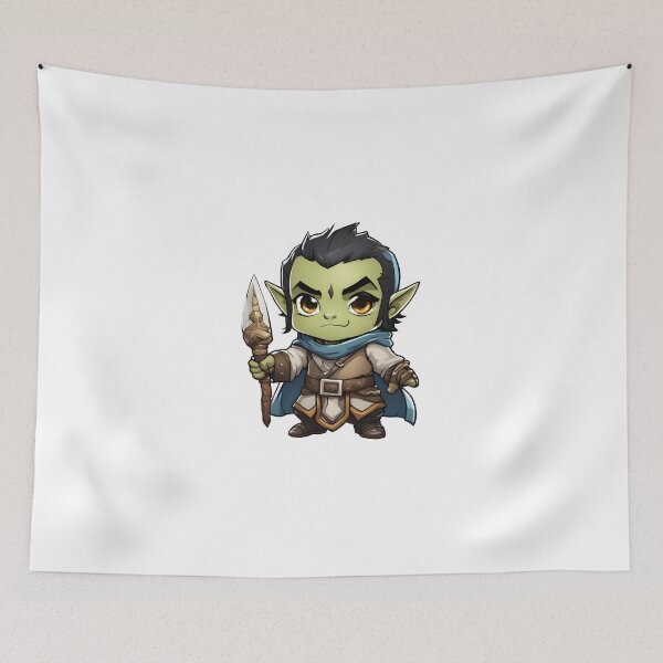 Item preview, Half-Orc Cleric Chibi designed and sold by The-Chibi-Store.