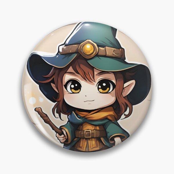 Item preview, Halfling Wizard Chibi designed and sold by The-Chibi-Store.