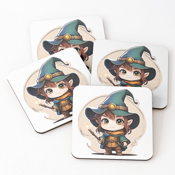 Item preview, Halfling Wizard Chibi designed and sold by The-Chibi-Store.