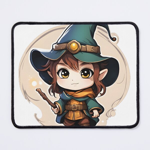 Item preview, Halfling Wizard Chibi designed and sold by The-Chibi-Store.