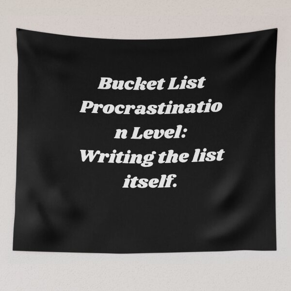 Item preview, BUCKET LIST designed and sold by carlos crane.