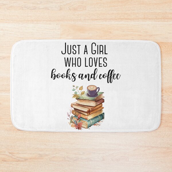 Item preview, Just a girl who loves books and coffee designed and sold by Oreo2020 Creations.