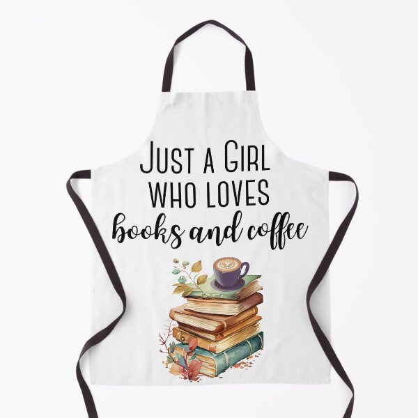 Item preview, Just a girl who loves books and coffee designed and sold by Oreo2020 Creations.
