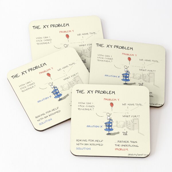Item preview, The XY Problem designed and sold by Sketchplanations.