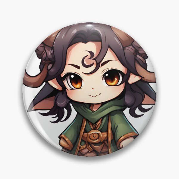 Item preview, Tiefling Druid Chibi designed and sold by The-Chibi-Store.