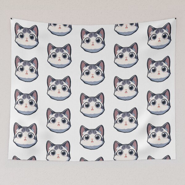 Item preview, Cute Kawaii American Shorthair Cat Surprised Kitty designed and sold by CozyKawaiiArt.
