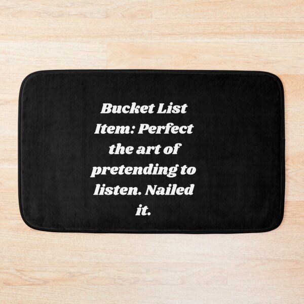 Item preview, BUCKET LIST designed and sold by carlos crane.