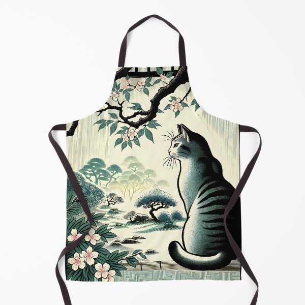 Item preview, Utagawa Hiroshige Inspired Japanese Woodblock Cat designed and sold by Truck Stop One.