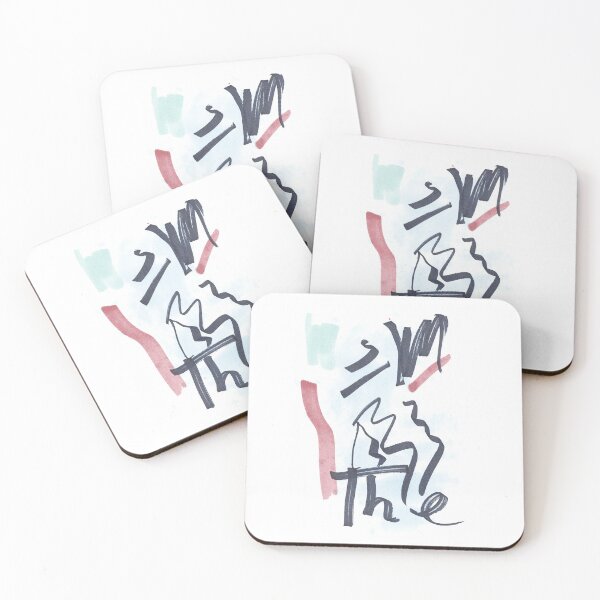 Item preview, Abstract drawing with letters  designed and sold by wesken.