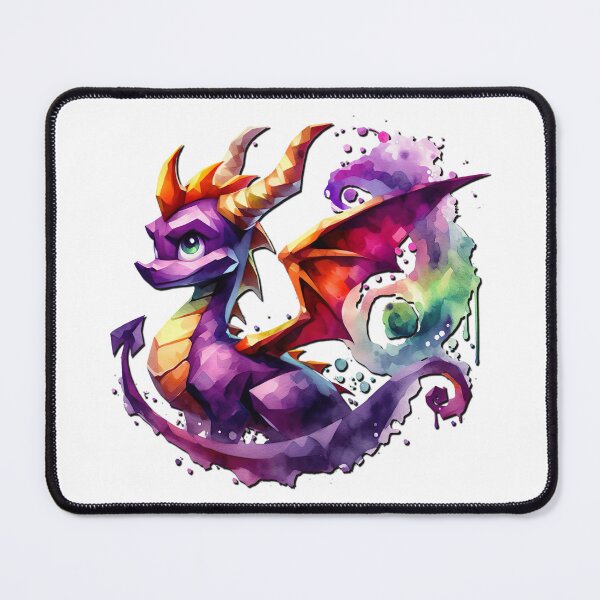 Item preview, Watercolor Spyro - Whimsical Magic of the Playful Dragon designed and sold by MnDShirts.