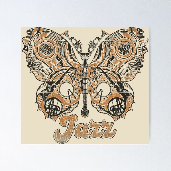 Item preview, Jazz Butterfly 1973 designed and sold by AstroZombie6669.