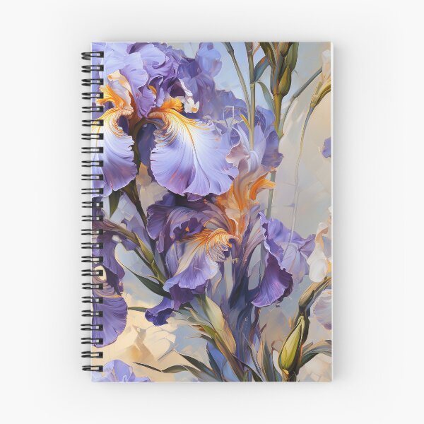Item preview, Iris Tile 15: Royal Palette Velvet Kisses in Golden Sunbeams and Purple Fire designed and sold by TheBrainArt.