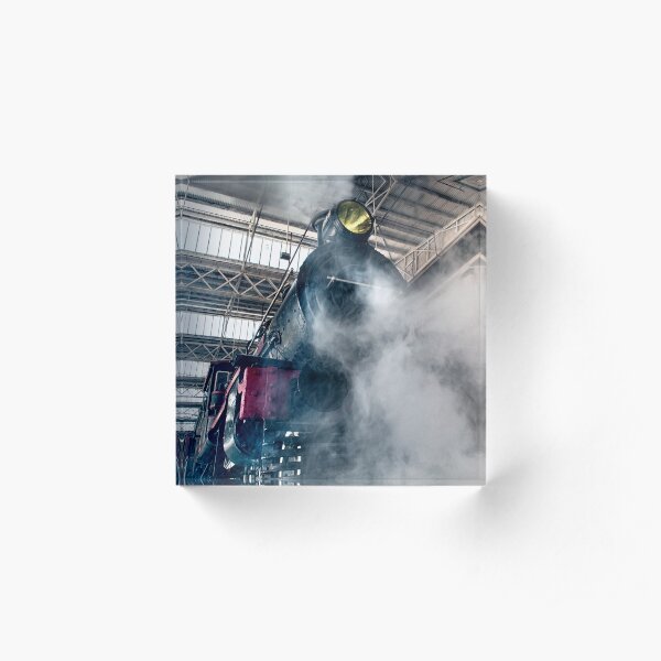 Steam Locomotive Acrylic Block
