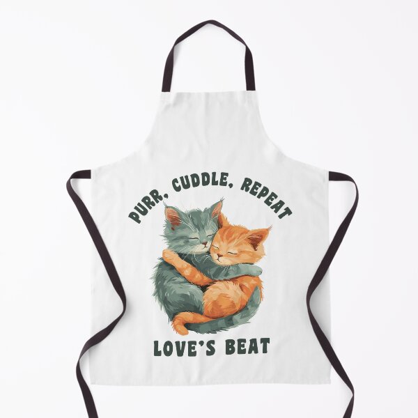 Item preview, Cats Couple Cuddling Loves Beat designed and sold by CosyTeal.
