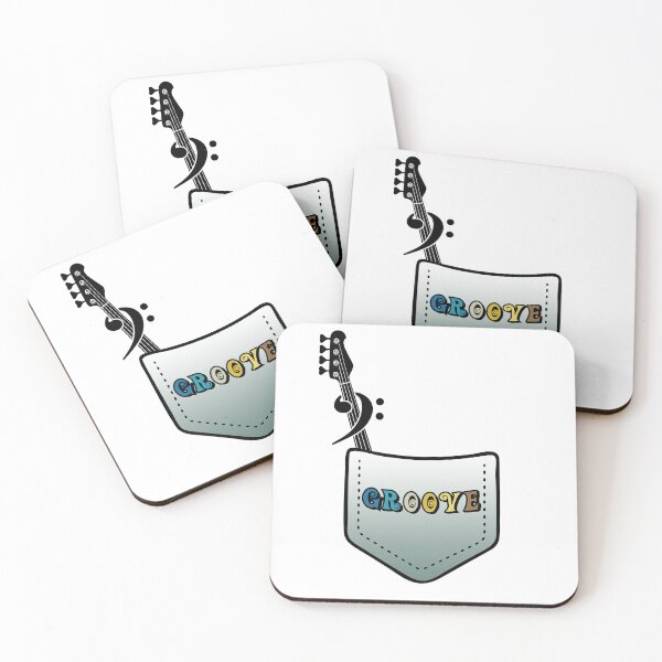 Item preview, BASS PLAYER - GROOVE IN THE POCKET black designed and sold by KoolDsignsMUSIC.