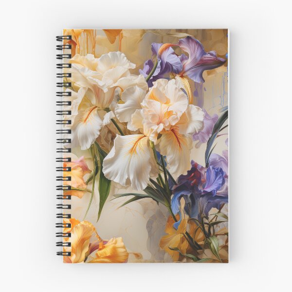 Item preview, Iris Tile 16: Royal Palette Velvet Kisses in Golden Sunbeams and Purple Fire designed and sold by TheBrainArt.