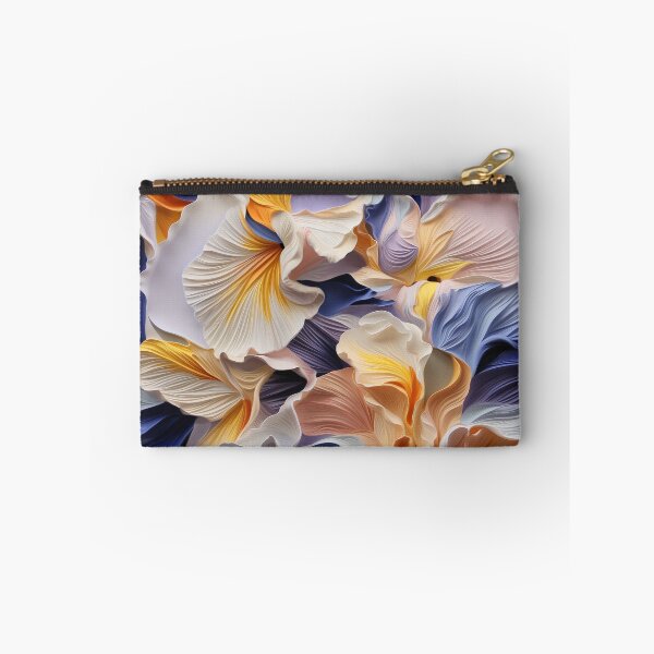 Item preview, Iris Tile 17: Royal Palette Velvet Kisses in Golden Sunbeams and Purple Fire designed and sold by TheBrainArt.