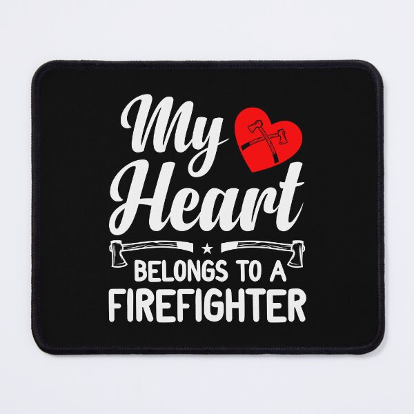 Item preview, My heart belongs to a firefighter designed and sold by Anniebuh.