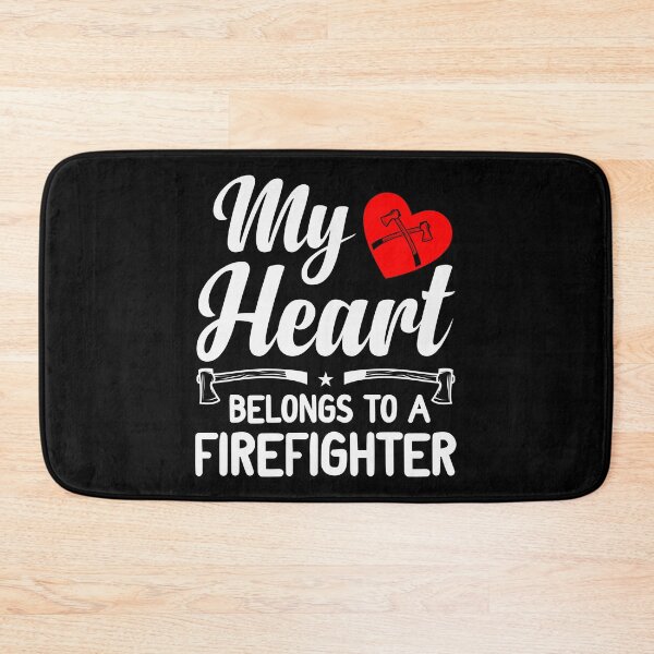 Item preview, My heart belongs to a firefighter designed and sold by Anniebuh.