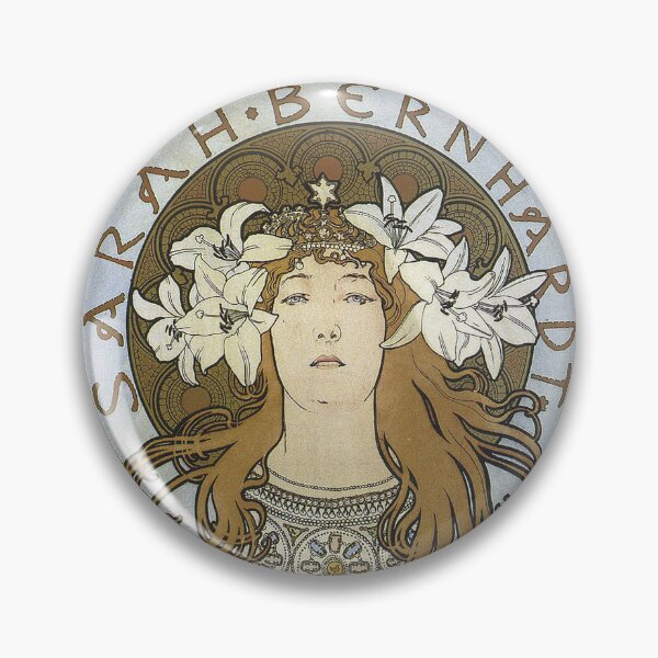 Item preview, En l’Honneur de Sarah Bernhardt, by Alphonse Mucha. (Original colors) designed and sold by MINDTHECHERRY.
