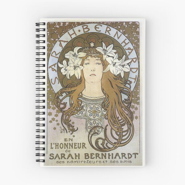 Item preview, En l’Honneur de Sarah Bernhardt, by Alphonse Mucha. (Original colors) designed and sold by MINDTHECHERRY.