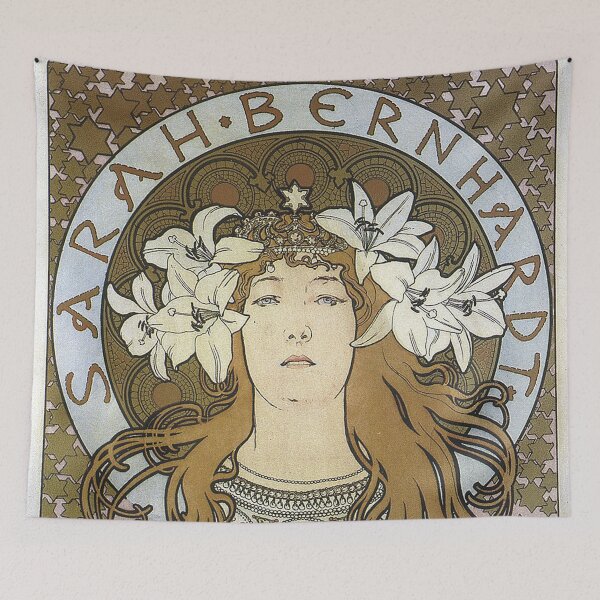 Item preview, En l’Honneur de Sarah Bernhardt, by Alphonse Mucha. (Original colors) designed and sold by MINDTHECHERRY.