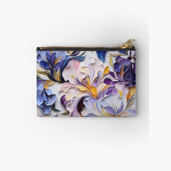 Item preview, Iris Tile 18: Royal Palette Velvet Kisses in Golden Sunbeams and Purple Fire designed and sold by TheBrainArt.