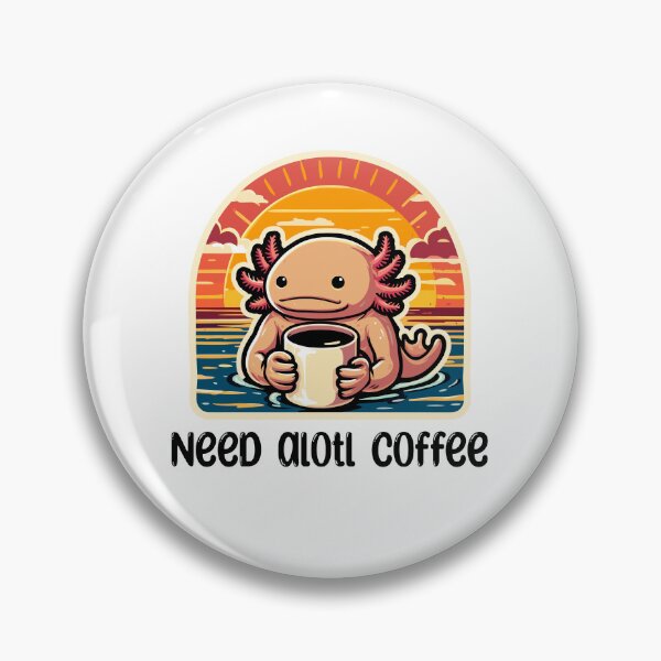Item preview, Cute Axolotl Coffee Lover  designed and sold by DinoKate.