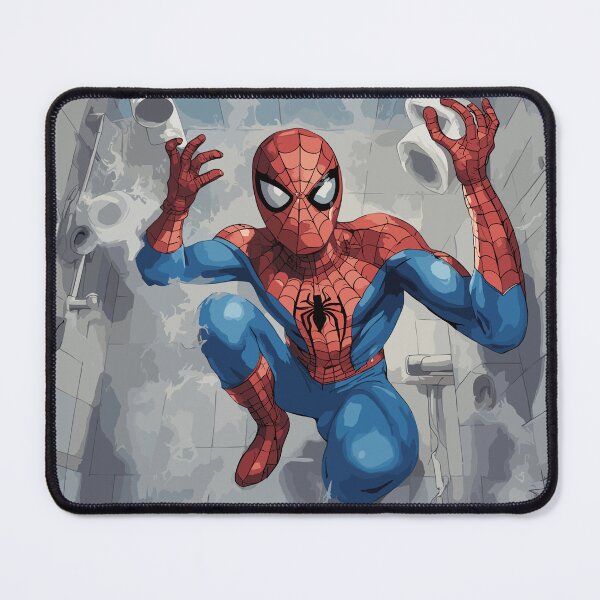 Item preview, Web-Slinging Spider: Spidey web-slinger Hilarious Toilet Paper roll across the bathroom designed and sold by SpideyUniversz.