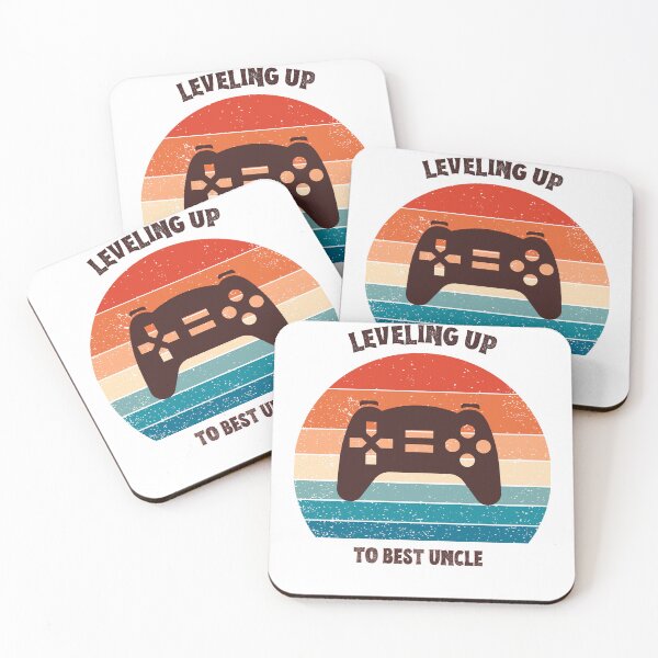 Item preview, leveling up to best uncle funny gift  designed and sold by DesignedbyLove1.