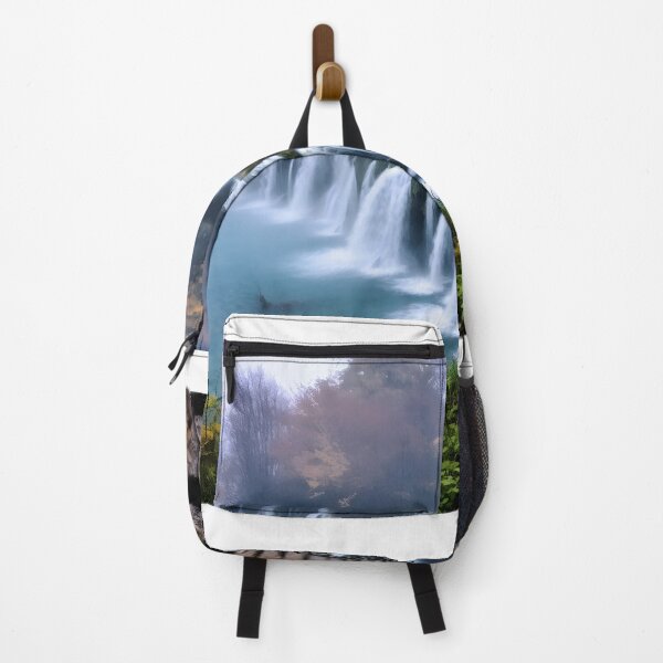 Item preview, A waterfall with a path leading to it designed and sold by johndesign88.